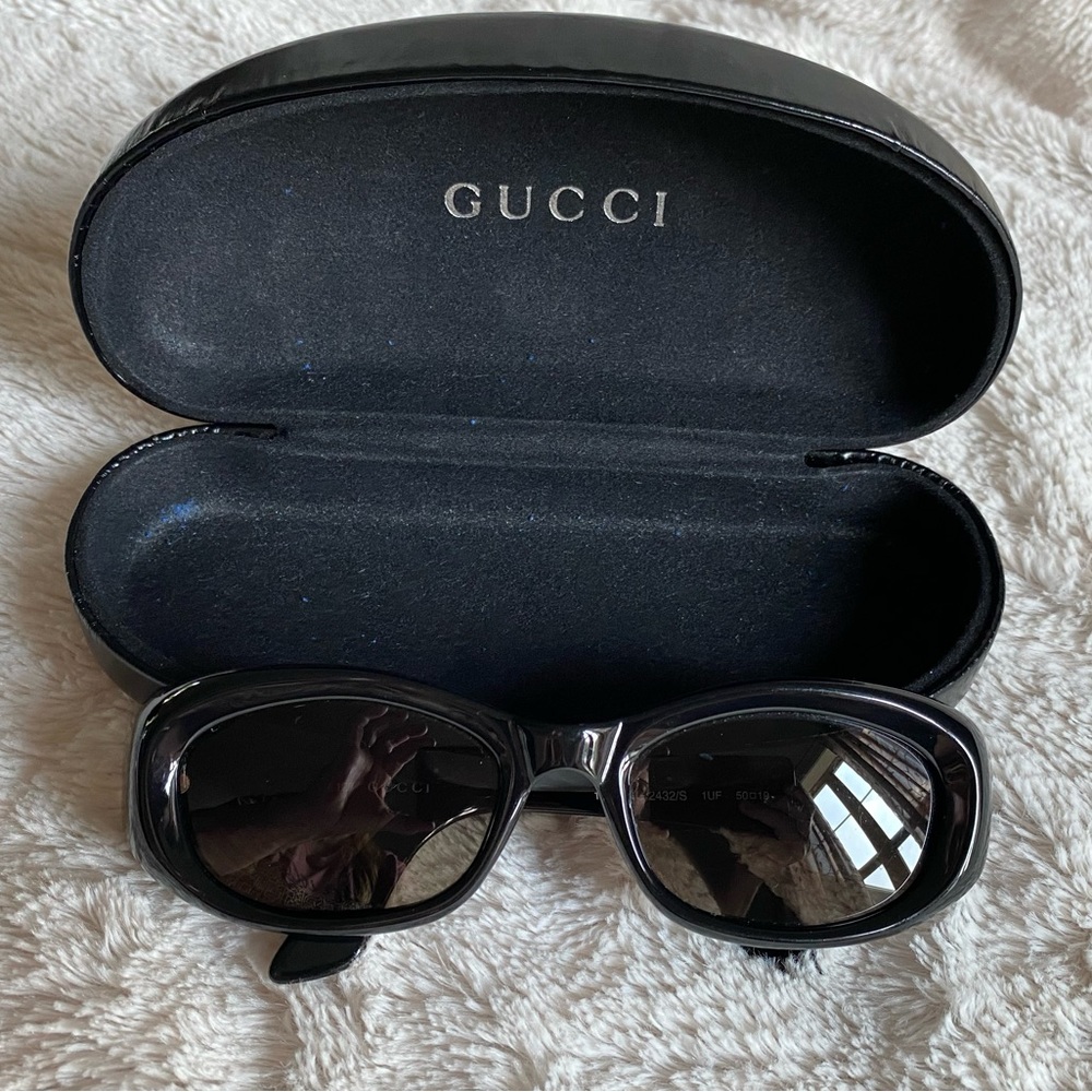 Gucci Vintage Black Sunglasses
